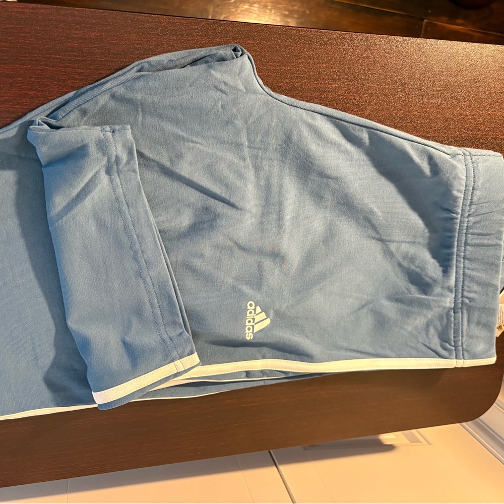 Adidas Women’s Blue Athletic Shorts - Picture 2 of 4